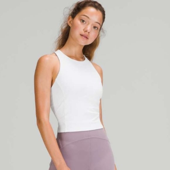 NWT Lululemon Key to balance tank Built-in bra in Nlu buttery-soft white… - Picture 3 of 7